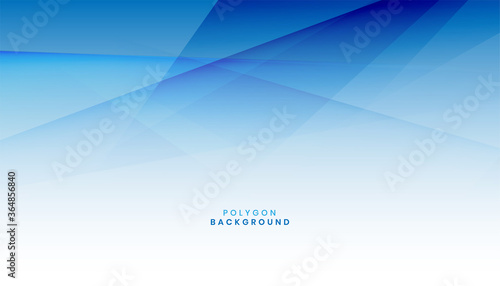 abstract blue polygon shape background