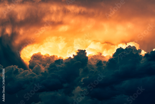 Stormy Sunset clouds
