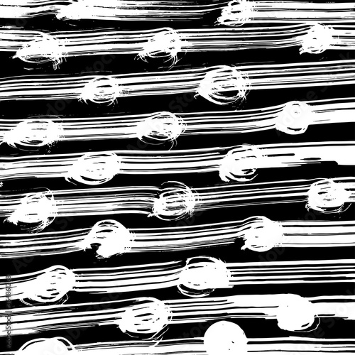Wallpaper Mural White and black vector. Grunge background. Abstract brush pattern. Torontodigital.ca
