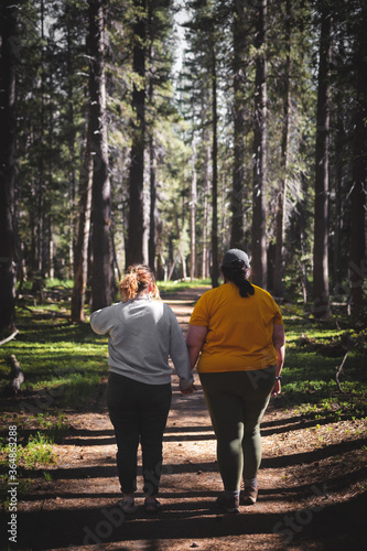 couple in the woods
