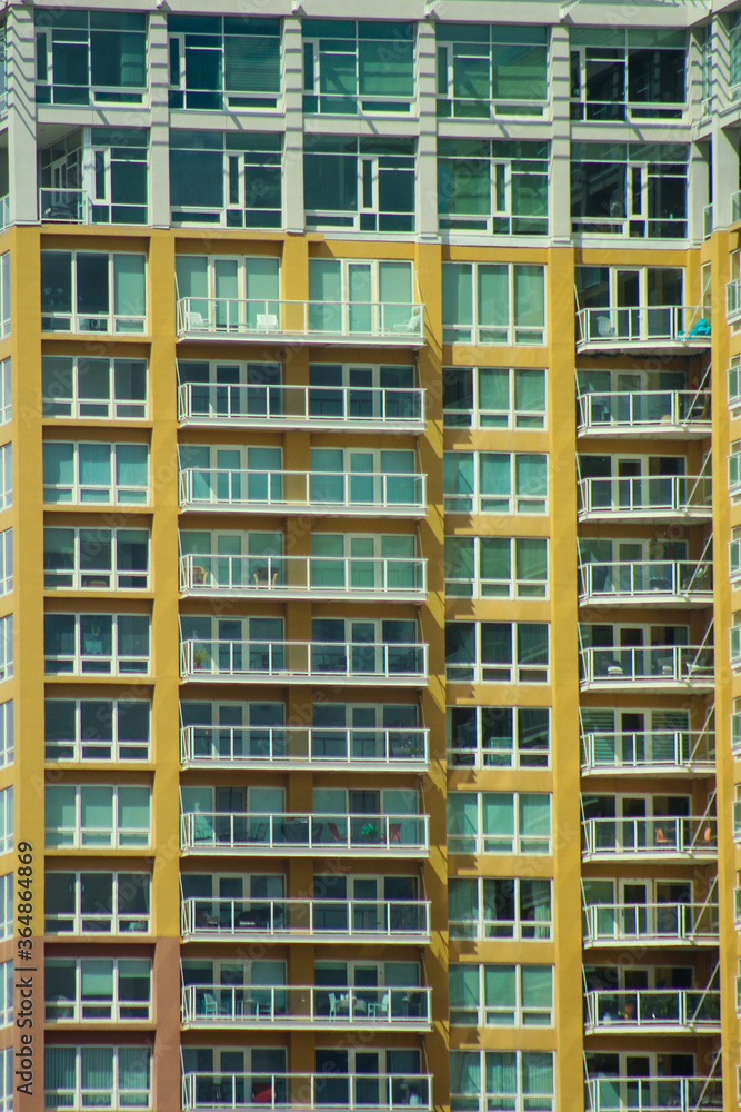 modern apartment building