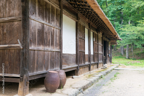 Hida Folk Village. a famous open-air museum and historic site in Takayama, Gifu, Japan. photo