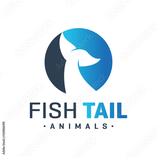 sea fish tail logo