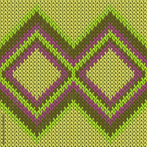 Stylish rhombus argyle christmas knit geometric 