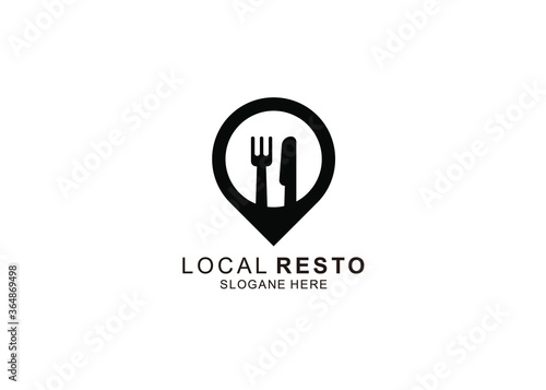 simple icon local restaurant Logo Template Design inspiration © garenx