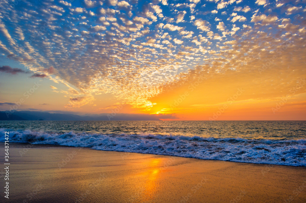 Sunset Ocean Cloudscape