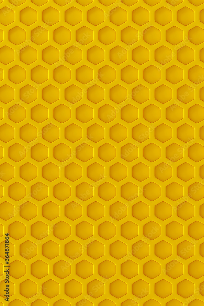 3D rendering Honey Drip and Honeycomb Background. 3D rendering Honey Drip and Honeycomb Background.
