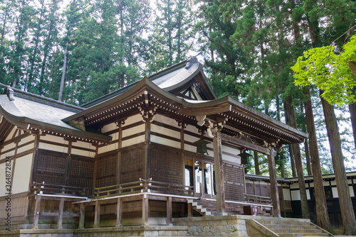 Keta Wakamiya Shrine. a famous historic site in Hida, Gifu, Japan. © beibaoke