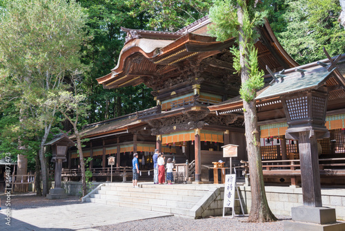Fotografie, Obraz Suwa-taisha (Suwa Grand Shrine) Shimosha Akimiya in Shimosuwa, Nagano Prefecture, Japan