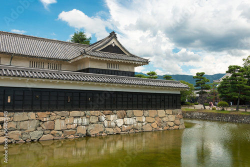 Matsumoto Castle in Matsumoto, Nagano Prefecture, Japan. It is National Treasures of Japan, a famous historic site.