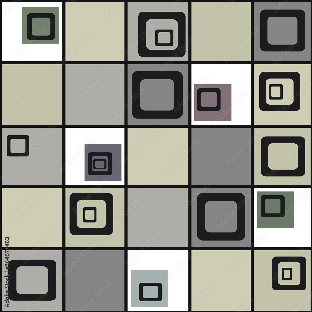 Abstract seamless geometric squares pattern Abstract seamless geometric squares pattern