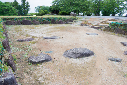 Remains of Hara castle in Shimabara, Nagasaki, Japan. It is part of the World Heritage Site - Hidden Christian Sites in the Nagasaki Region. photo