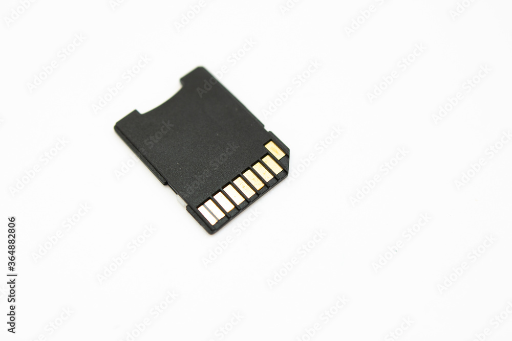 memory card adapter on a white background memory card adapter on a white background