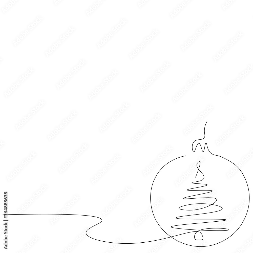 Christmas background with decoration element tree and ball. Vector illustration Christmas background with decoration element tree and ball. Vector illustration