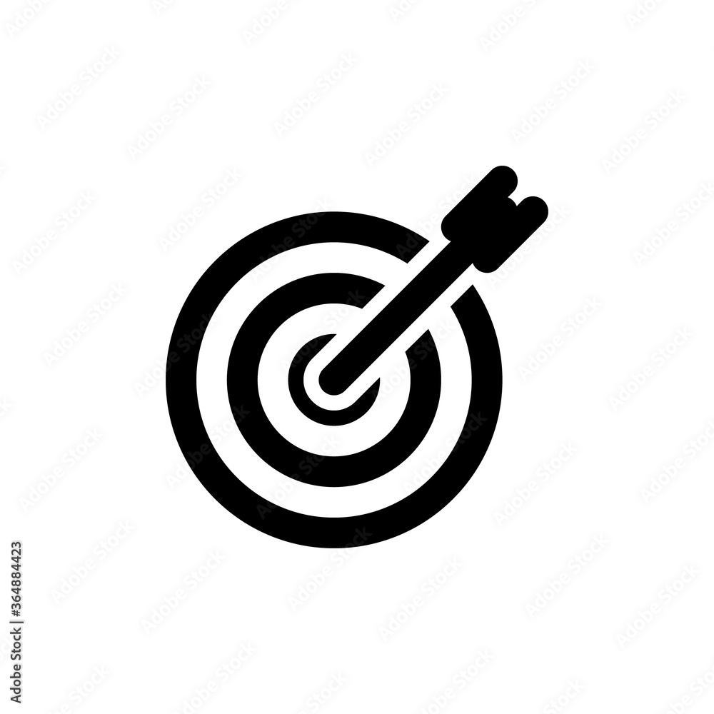 Successful shoot icon. Darts target aim symbol. Vector. Successful shoot icon. Darts target aim symbol. Vector.