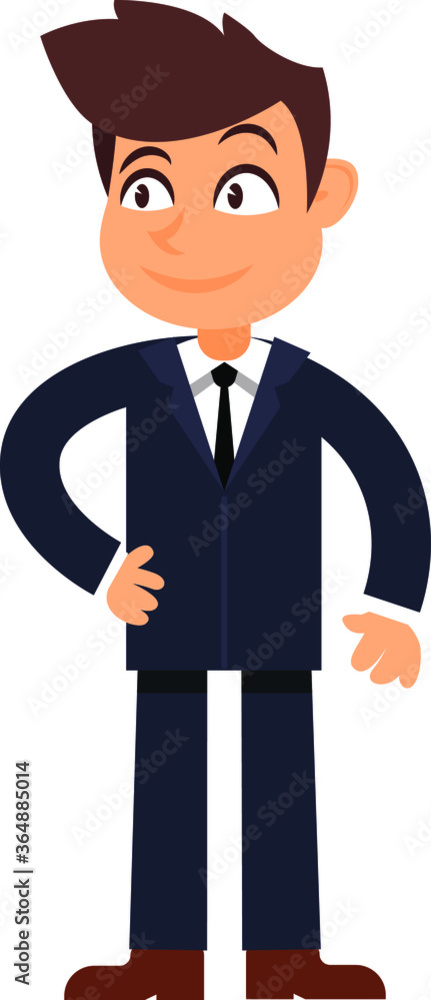 Business man manager employee boss man decision making standing Business man manager employee boss man decision making standing
