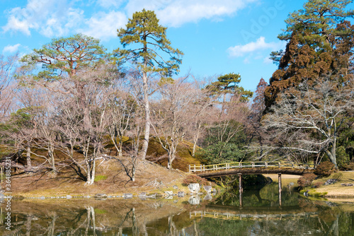 Sento Imperial Palace (Sento Gosho) in Kyoto, Japan. It is a large garden, formerly the grounds of a palace for retired emperors. photo