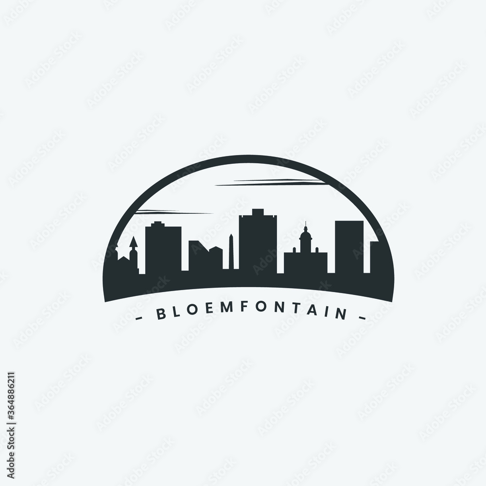 Illustration logo design of Bloemfontein