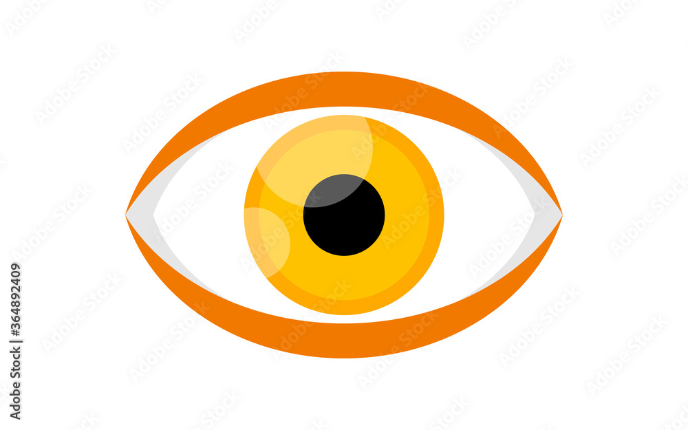 eye yellow orange for icon isolated on white, illustration eyeball yellow for health care concept, orange eye for graphic logo, eye redness for eyesight, see, vision, look, view and optical symbol eye yellow orange for icon isolated on white, illustration eyeball yellow for health care concept, orange eye for graphic logo, eye redness for eyesight, see, vision, look, view and optical symbol