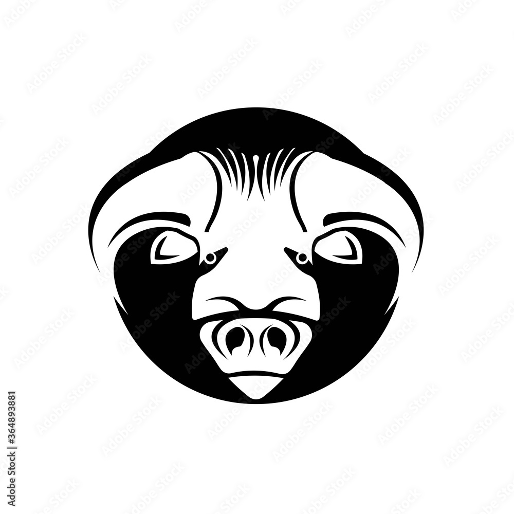Bull head logo design icon vector illustration
Bull head logo design icon vector illustration