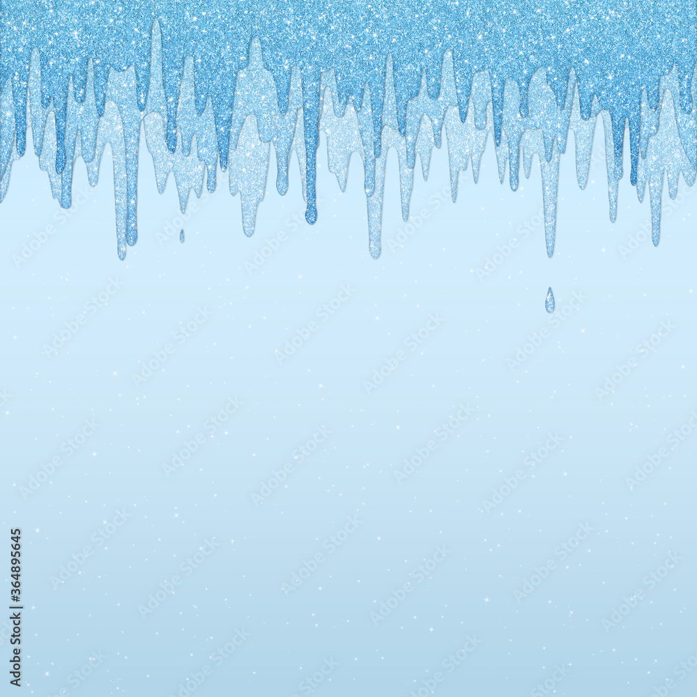 Multilayer Dripping Glitter Paint on light Gradient Glitter Background Multilayer Dripping Glitter Paint on light Gradient Glitter Background