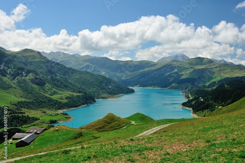 Lake of Roselend  Savoie  France