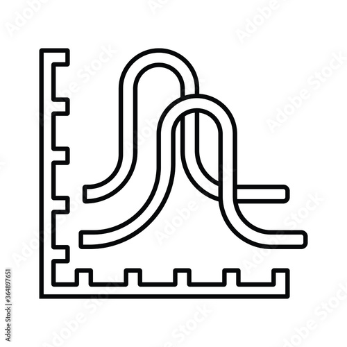 Bar Graph Icon vector illustration