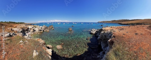 Otranto - Panoramica di Baia dell'Orte dalla scogliera