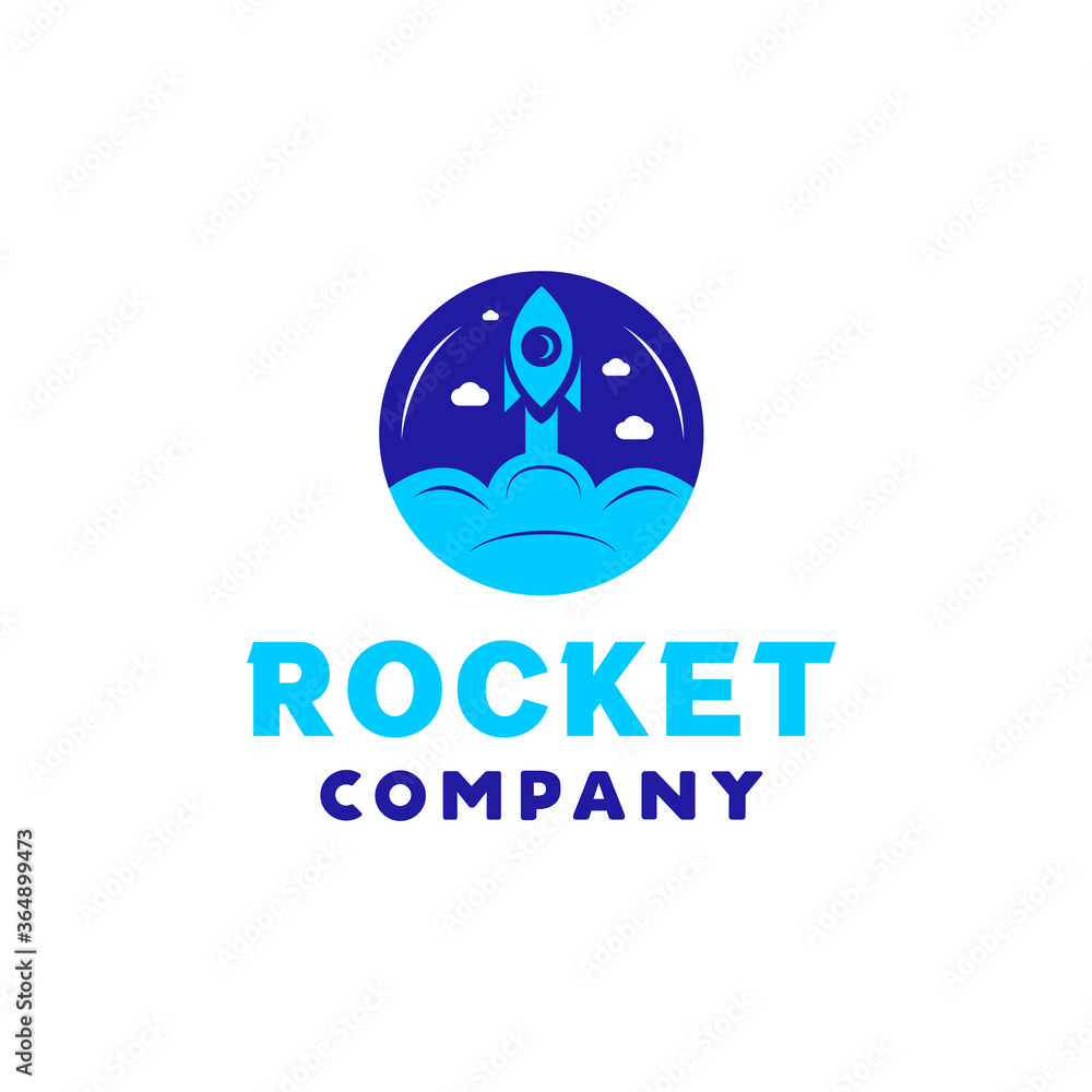 Rocket Cosmos Space Travel Technology Logo Vector Spaceship Innovation Astronaut Rocket Cosmos Space Travel Technology Logo Vector Spaceship Innovation Astronaut
