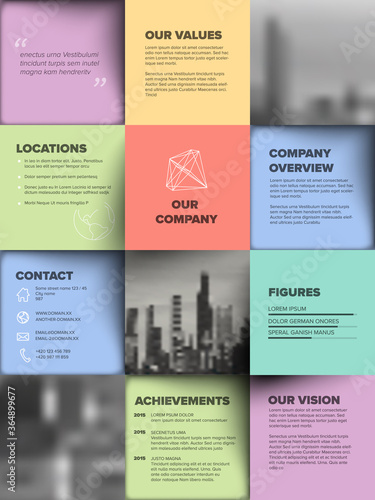Pastel Company profile template
