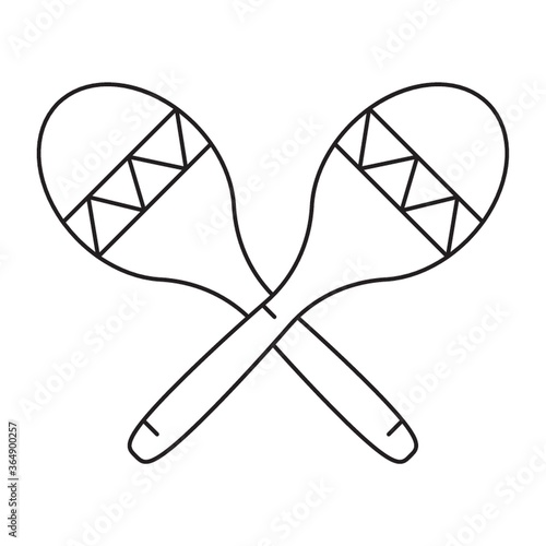 crossed maracas