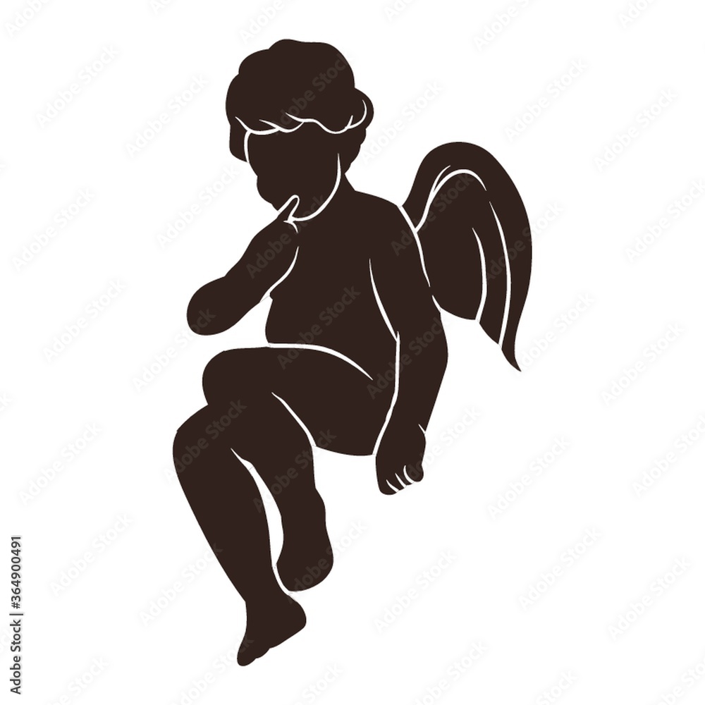 Fototapeta premium angel silhouette