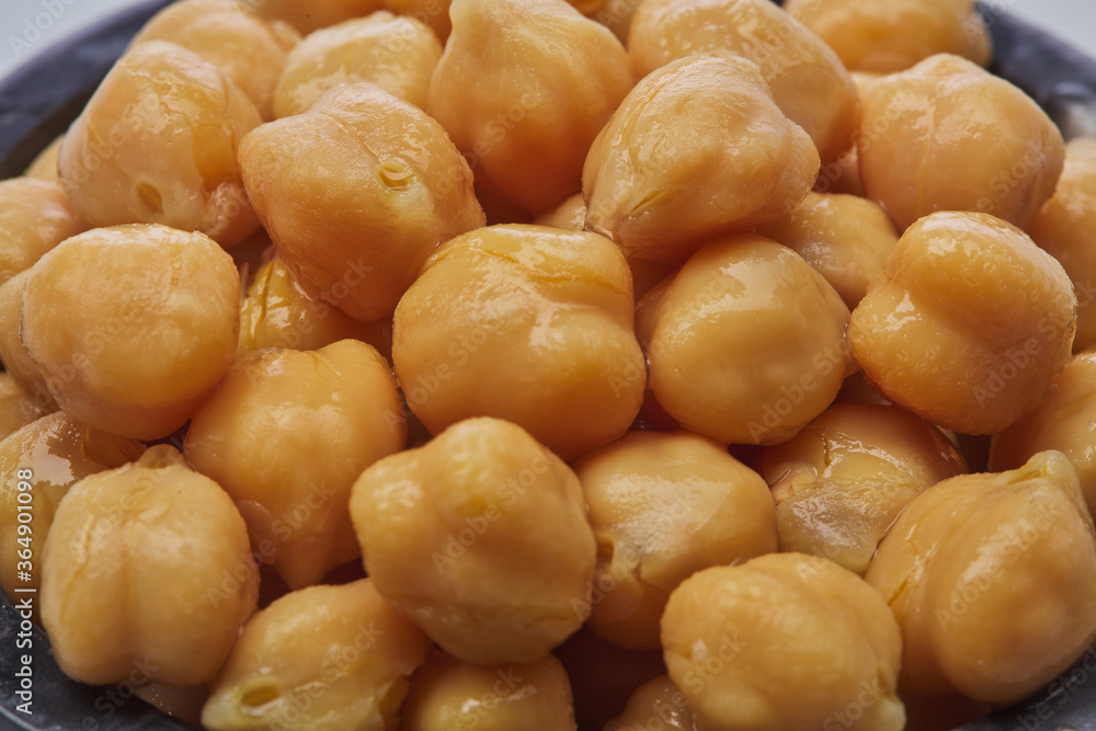 Chickpeas shot on white background Chickpeas shot on white background