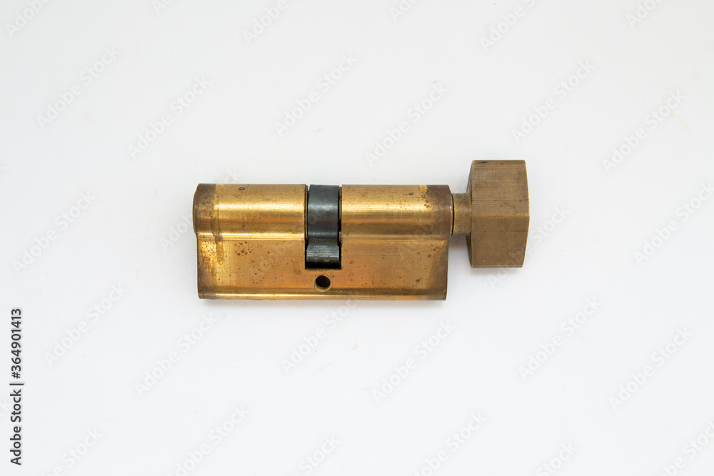 lock core on a white background lock core on a white background