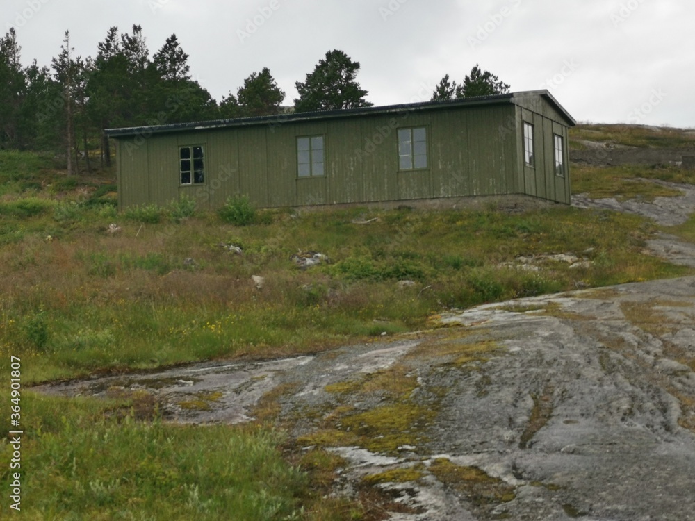 Grønsvik Kystfort Resting Area Memorial 2. World War Museum RV 17 Helgeland Northern Norway