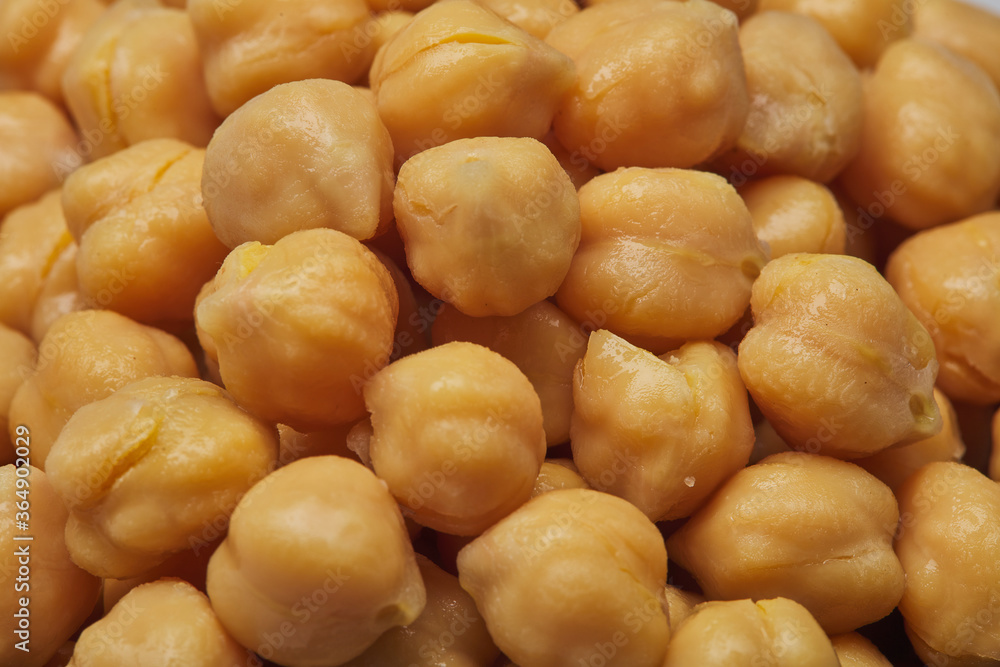 Chickpeas shot on white background Chickpeas shot on white background