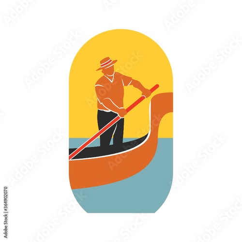 venice gondolier