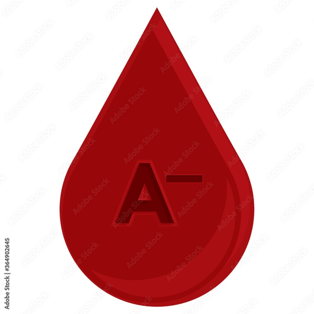 blood drop with blood group a negative blood drop with blood group a negative