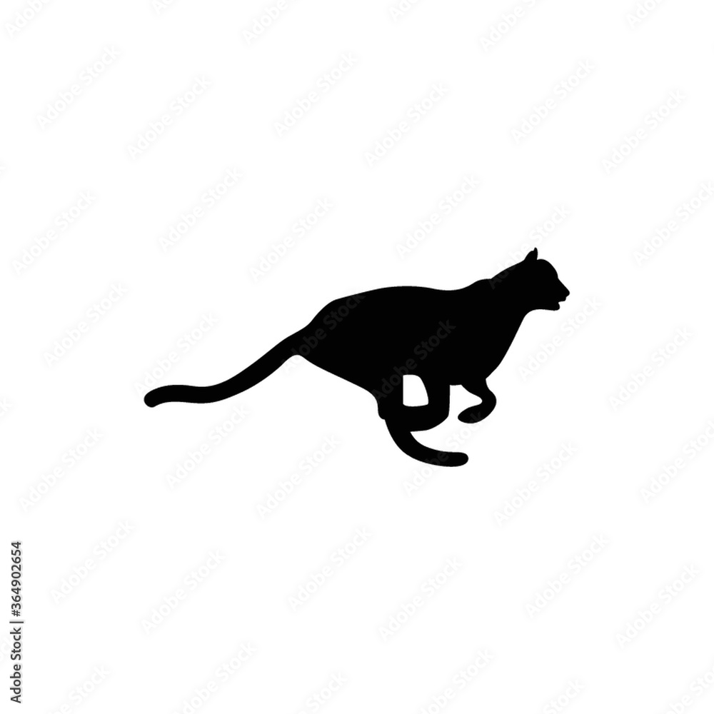 silhouette of panther