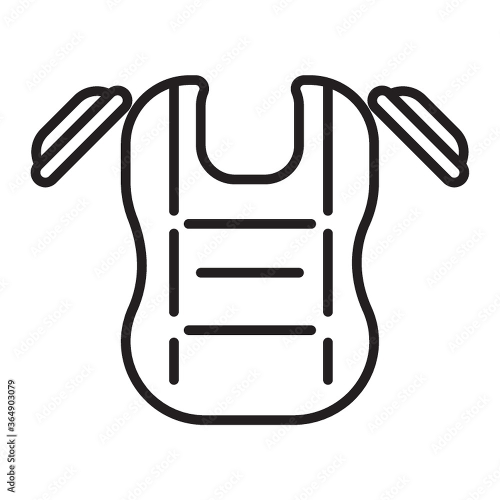 american football player padding american football player padding