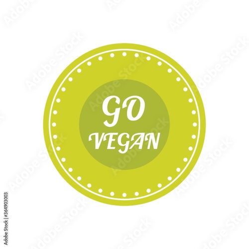 go vegan label
