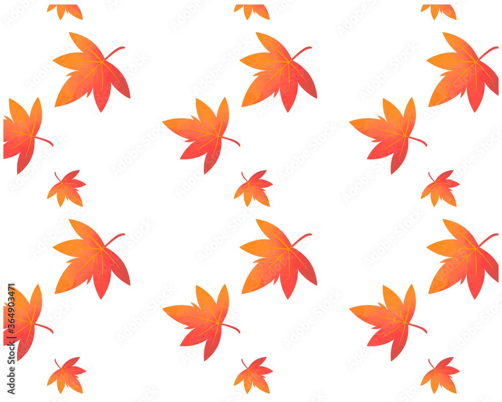 舞い落ちる紅葉のイラスト 背景 パターン 舞い落ちる紅葉のイラスト 背景 パターン