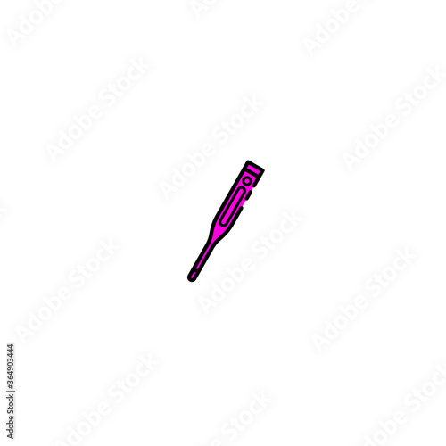 Medical thermometer icon. Vector illustration of Digital thermometer 