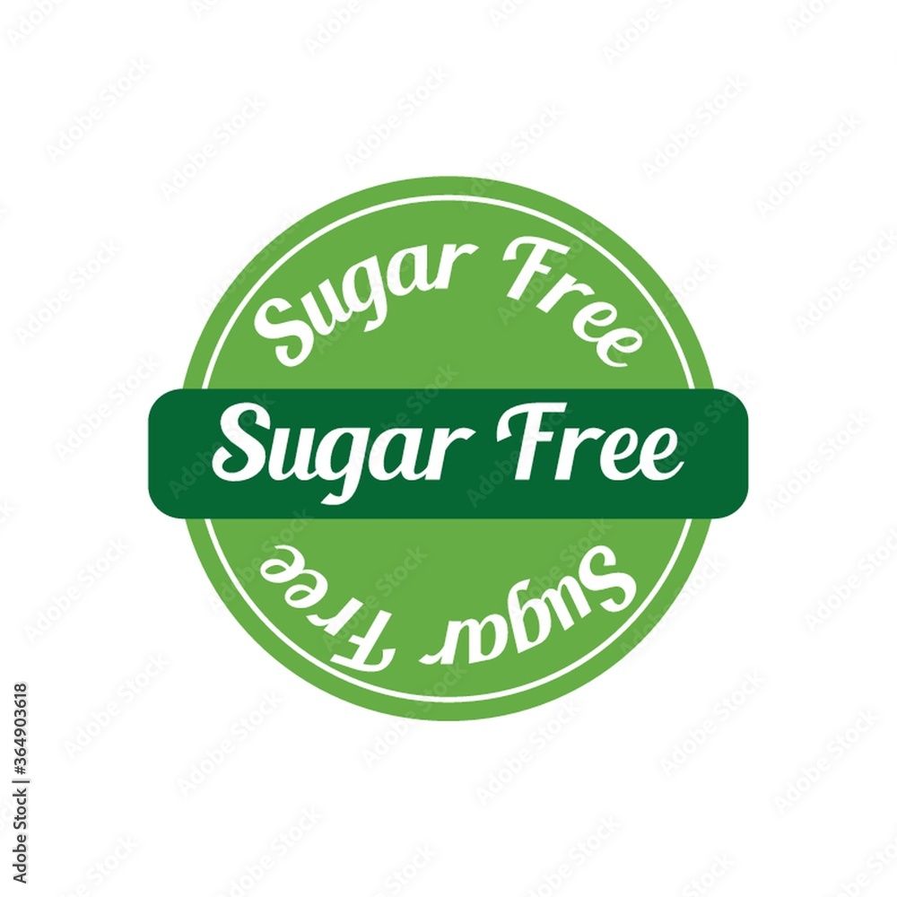 sugar free label sugar free label