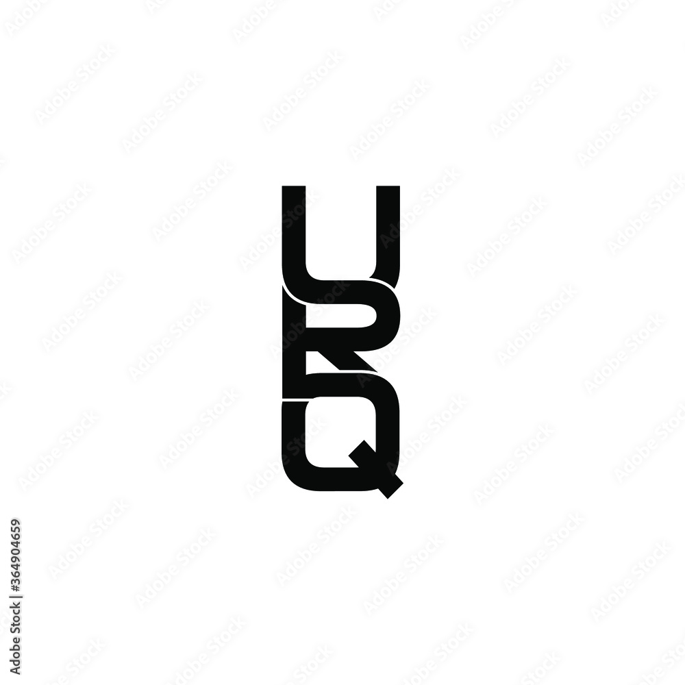urq letter original monogram logo design