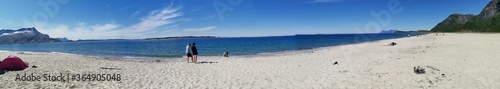 Langsanden Beach Sandhornøy Scenic Summer Northern Norway © Vibecke