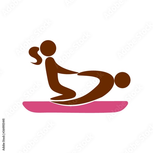 girl giving a full body massage
