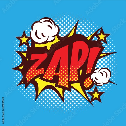 cartoon zap text