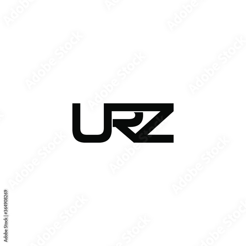 urz letter original monogram logo design