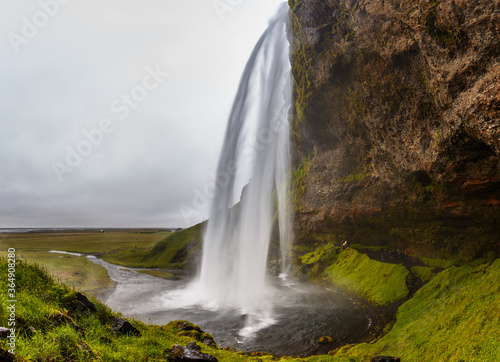 Seljalandsfoss, waterfall in the South Region in Iceland.